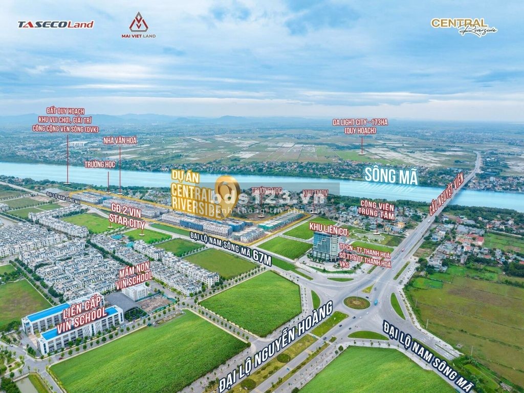 Căn nhà mặt phố Central Riverside Thanh Hóa đẹp nhất thị trường. Hotline: 0904521203