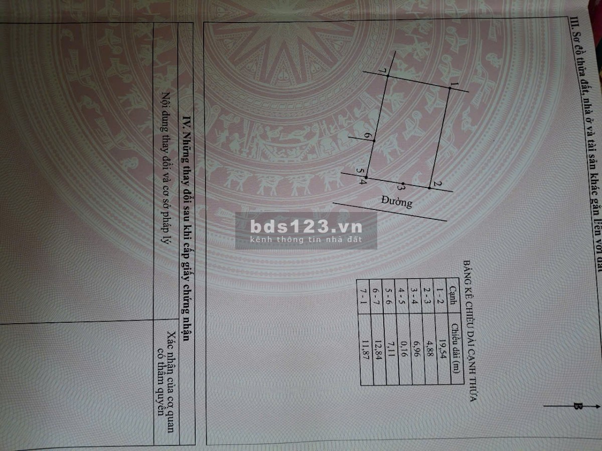 Bán miếng đất thổ cư diện tích 235m2 tại số nhà 253 thôn Tiên Đài, xã Văn Tiến, H. Yên Lạc, VP