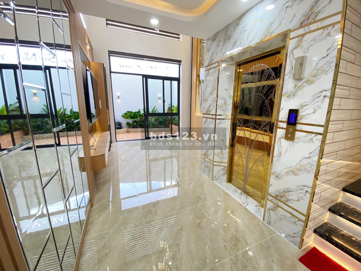 Nhà mặt tiền đường Mã Lò giá 13tỷ2 (4m*24m) có thang máy, gần ngã tư 4 Xã nhà mới 6 lầu có nội thất.