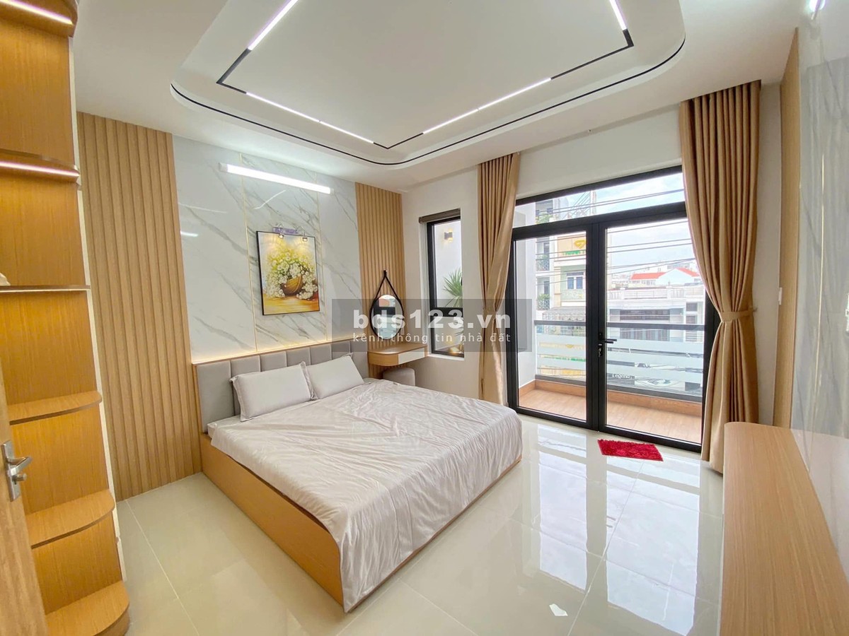Nhà mặt tiền đường Mã Lò giá 13tỷ2 (4m*24m) có thang máy, gần ngã tư 4 Xã nhà mới 6 lầu có nội thất.
