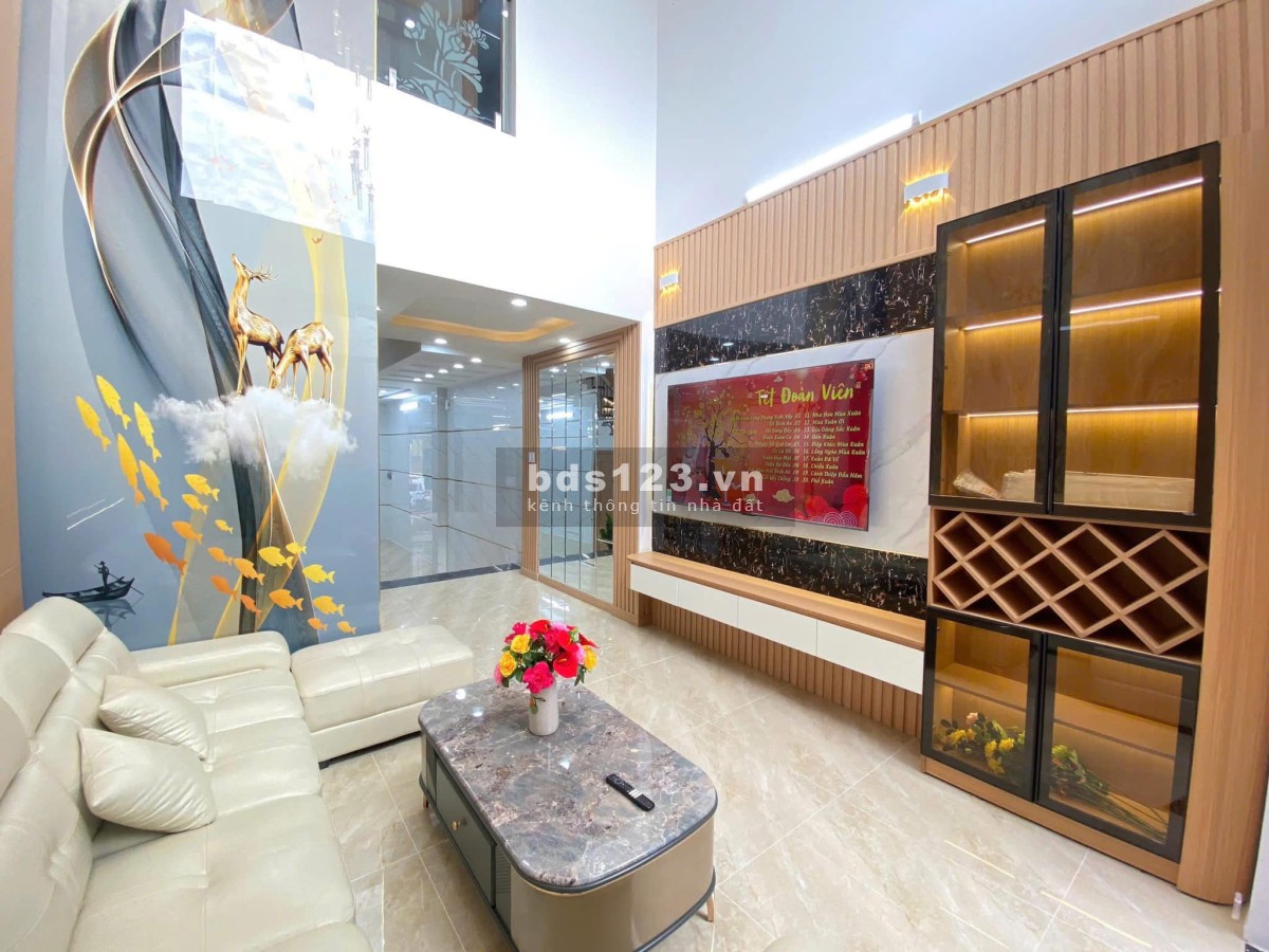Nhà mặt tiền đường Mã Lò giá 13tỷ2 (4m*24m) có thang máy, gần ngã tư 4 Xã nhà mới 6 lầu có nội thất.