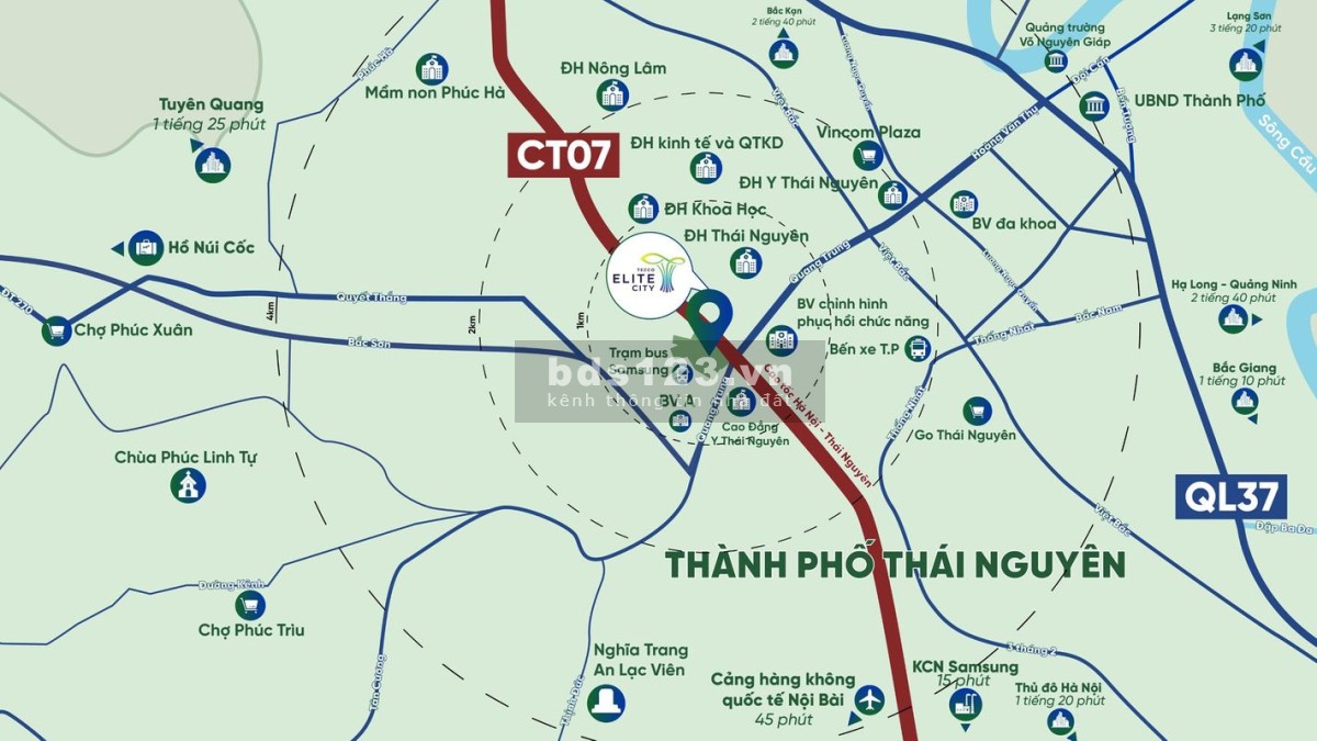 Cho thuê mặt bằng dự án Tecco Elite City tại Thái Nguyên