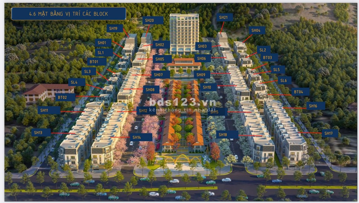 Cần bán gấp căn ngoại giao cạnh quảng trường Mộc Châu đường quốc lộ 6