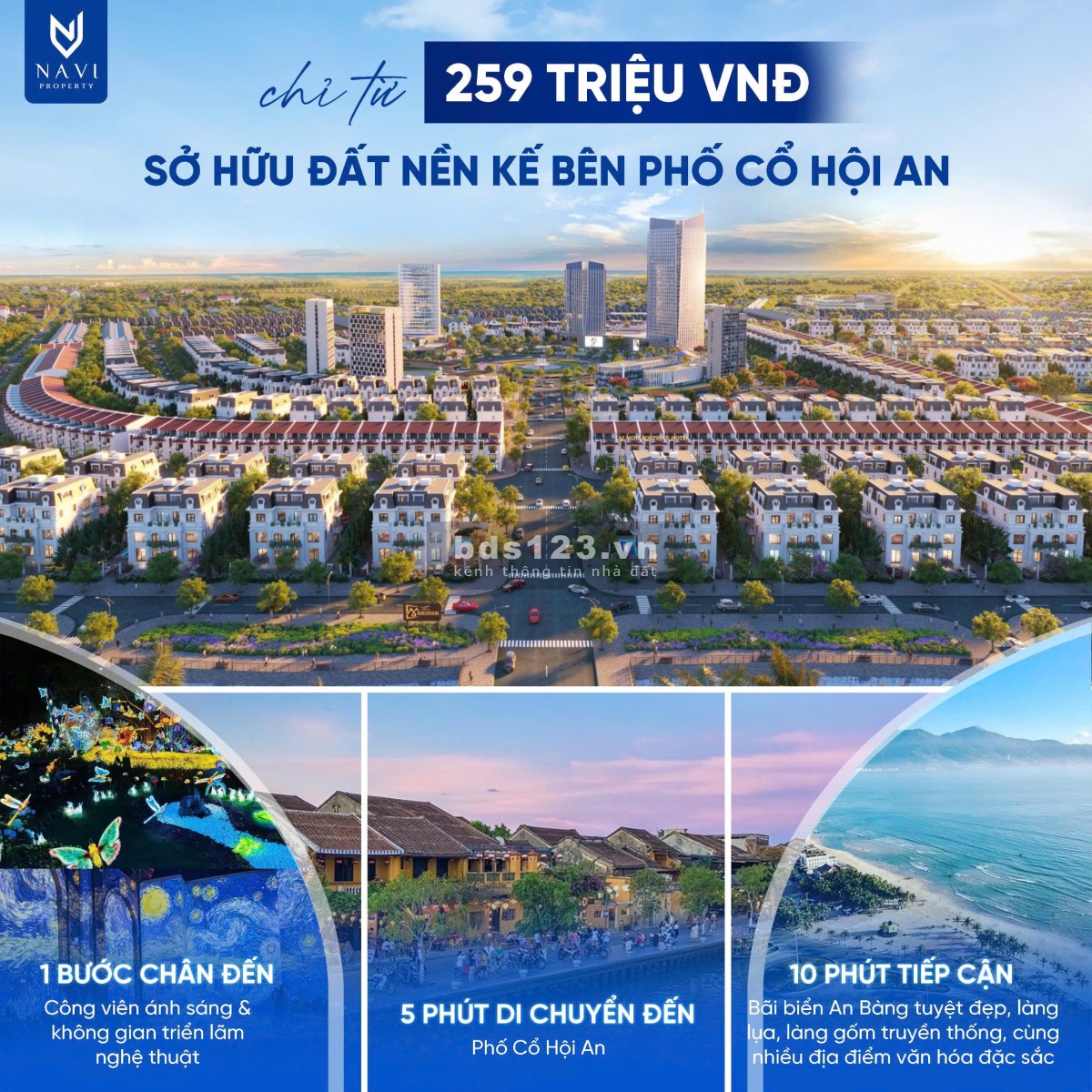 Bán Đất Nền Nhà Phố Liền Kề Gần Phố Cổ Hội An - Vị Trí Đắc Địa, Giá Từ 15 Triệu/m²