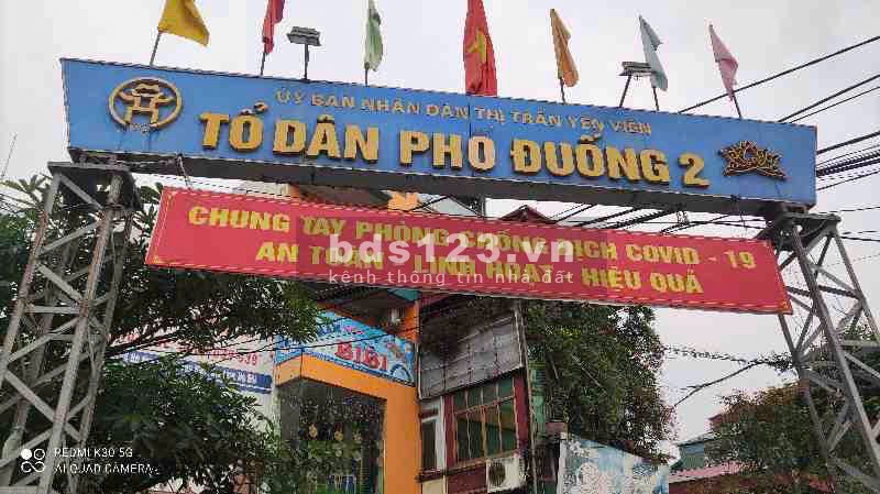 Bán đất Tổ dân phố Đuống, TT Yên Viên, Gia Lâm, 105m2, 6 tỷ