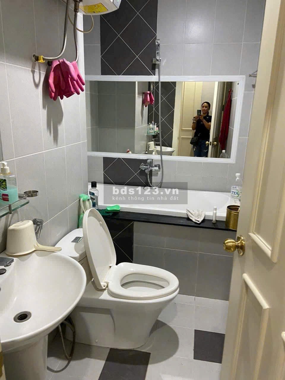 Chung cư Satra, Phan Đăng Lưu, P7, PN: 90m2, 2pn 2wc 17tr/tháng