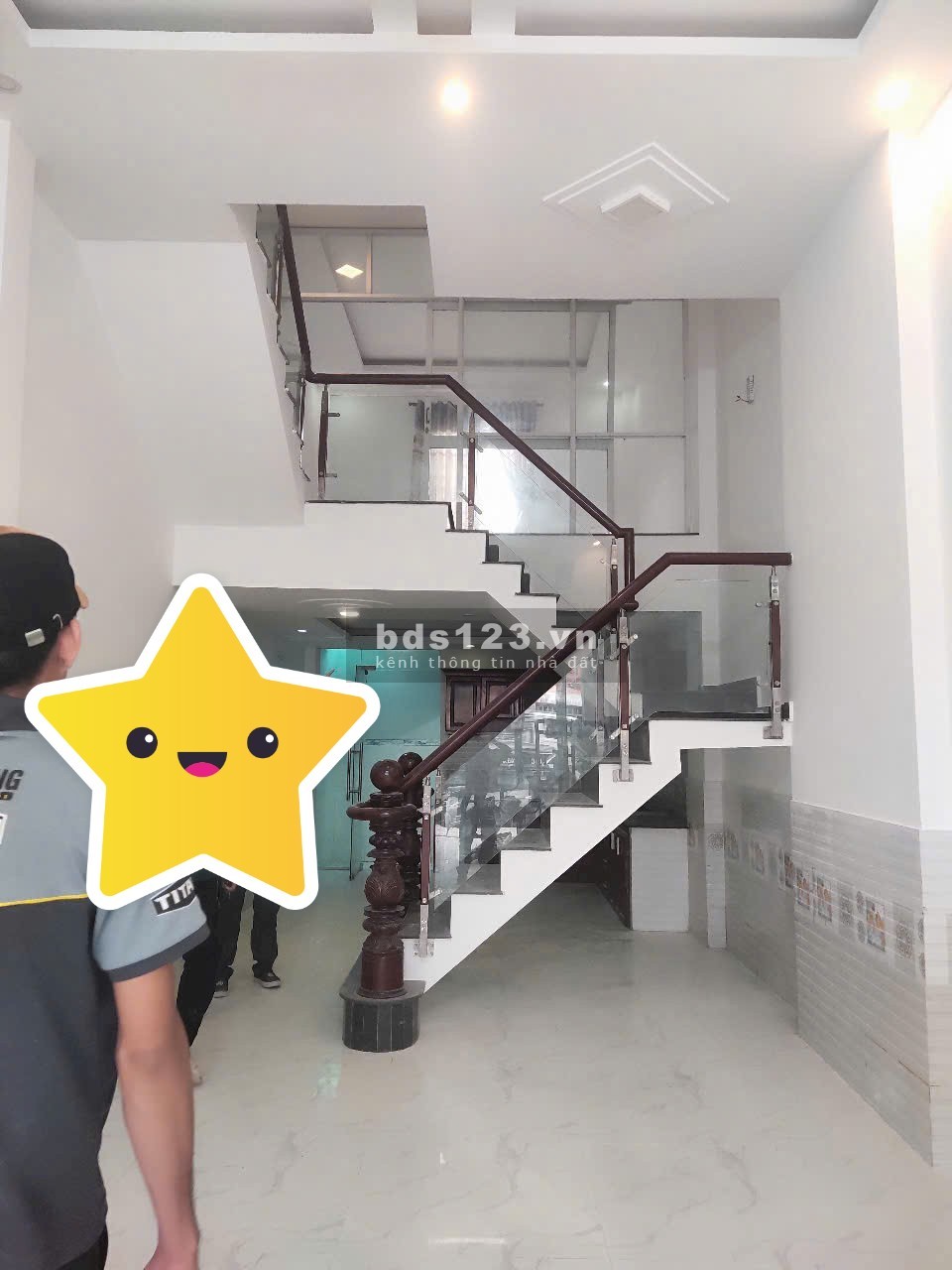 Nhà mặt tiền kinh doanh, giá giảm 1 tỏi còn 6.5 tỏi, diện tích 4 x18, Phạm Thị Giây, Hóc Môn