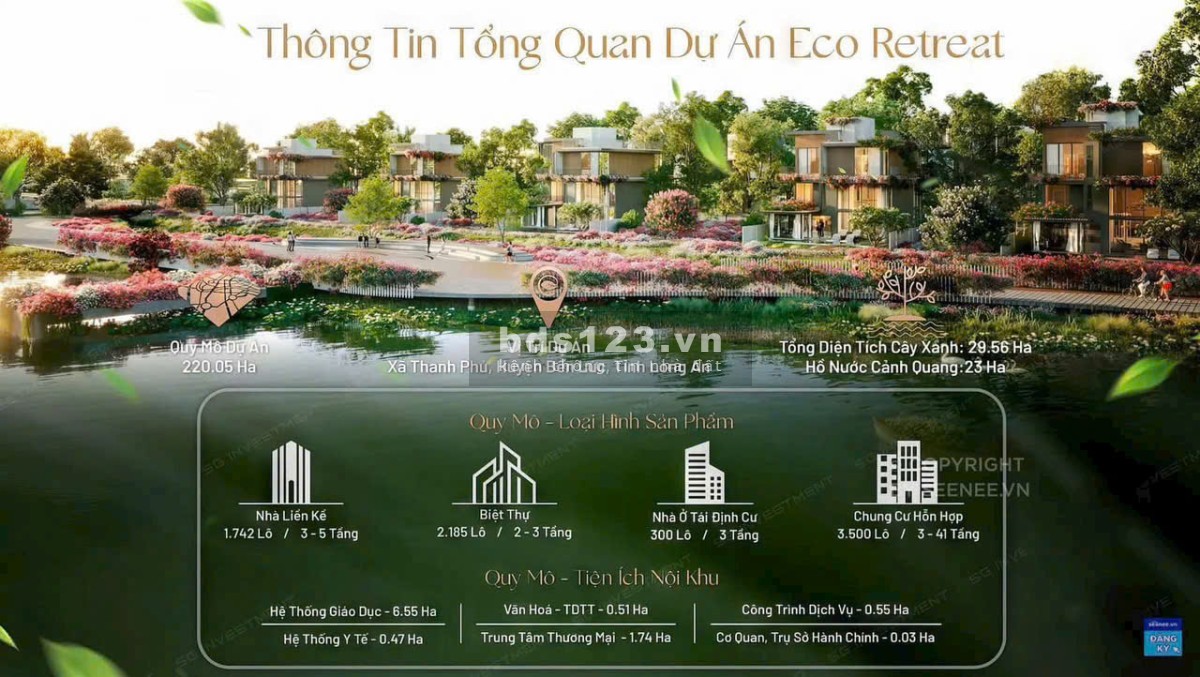 Eco Retreat Long An – Thiên đường sống xanh tiêu chuẩn Blue Zones