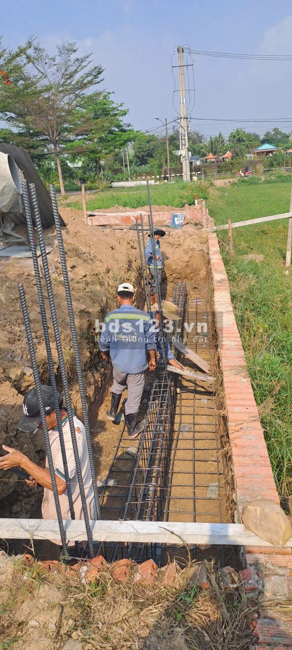 Bán đất 5x20m (100m²) xã Tân Phú Trung, Củ Chi – sổ hồng riêng, không dính quy hoạch