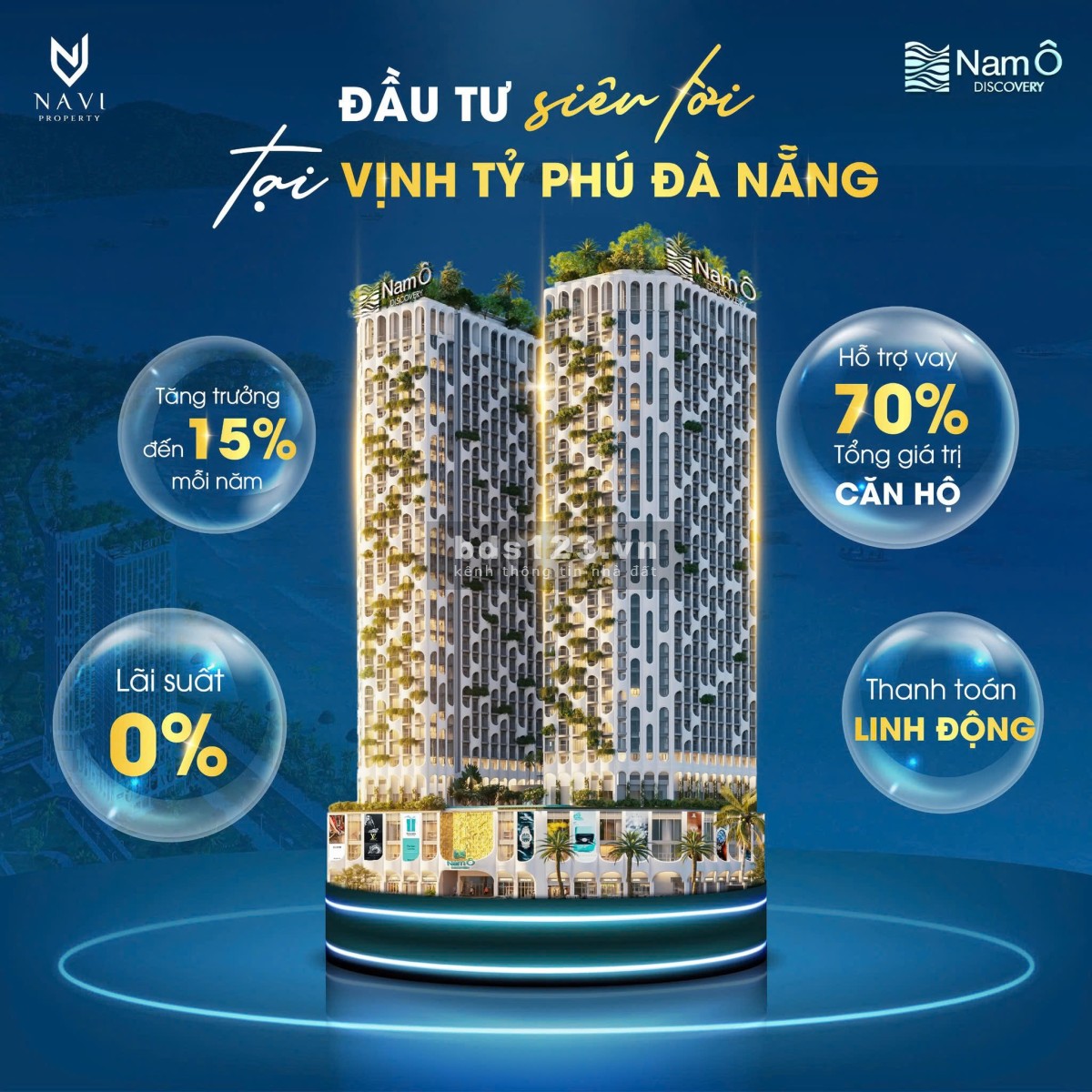 Căn hộ đạt chuẩn 5 sao vịnh tỷ đô thành phố Đà Nẵng