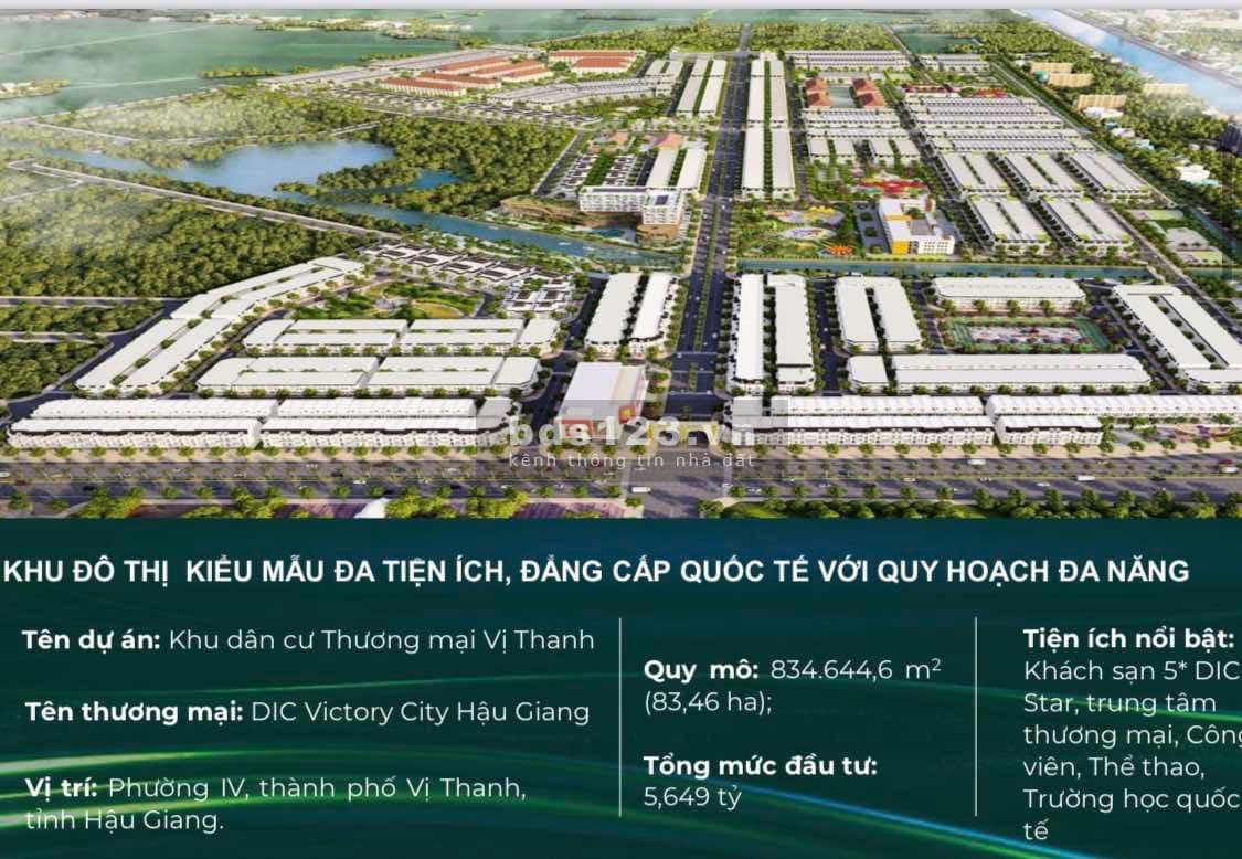 Chỉ 940tr - sở hữu ngay kiệt tác ven sông DIC VICTORY HẬU GIANG