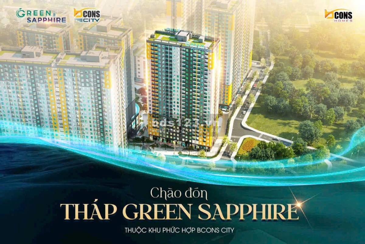 Căn hộ Bcons City - Tháp Green Sapphire nằm ngay lành đại học Thủ Đức