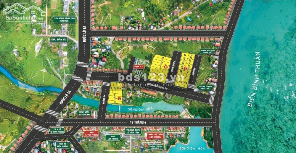 Sổ đỏ trao tay rinh ngay lộc vàng Đất nên Phước Thể Bình Thuận giá chỉ từ 6tr/m2