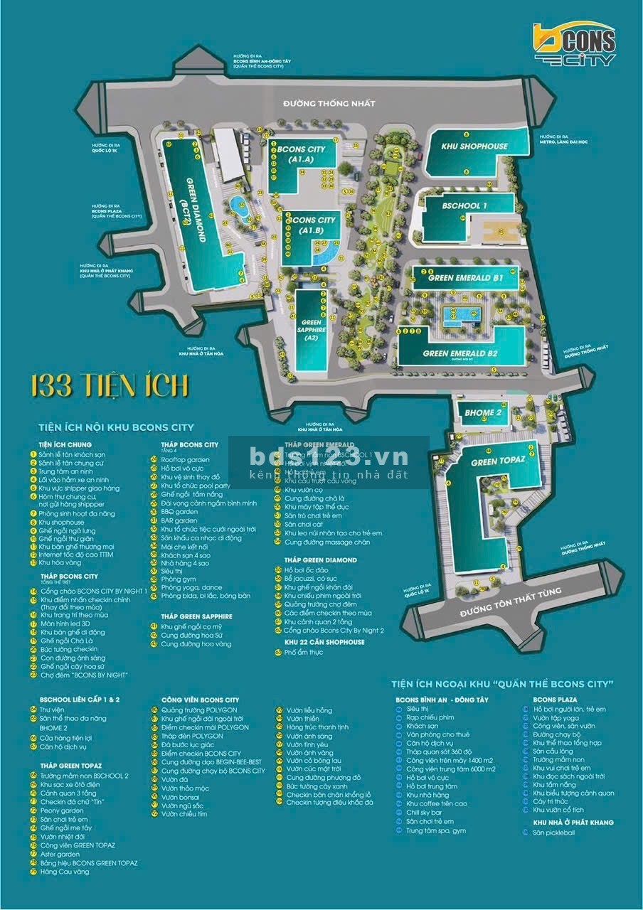 Công bố tháp căn hộ tuyệt hảo Bcons City - Tháp Green Sapphire