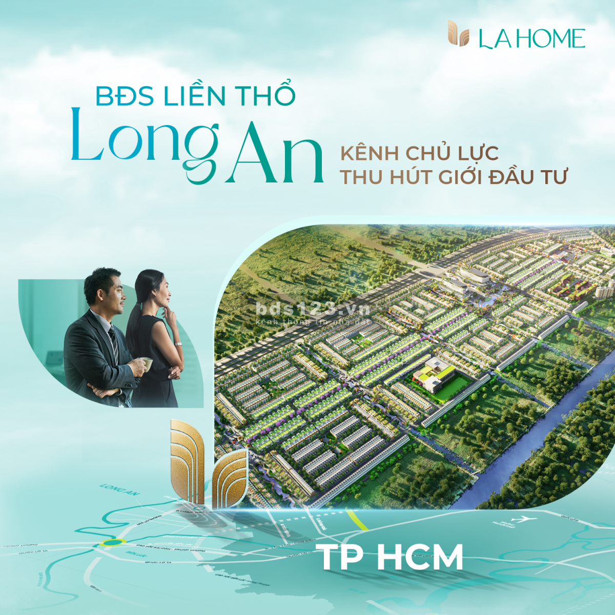 Mở bán 45 căn nhà phố, biệt thự LA Home Long An. Giá từ 3 tỷ, CK đến 15%, miễn gốc & lãi 24 tháng