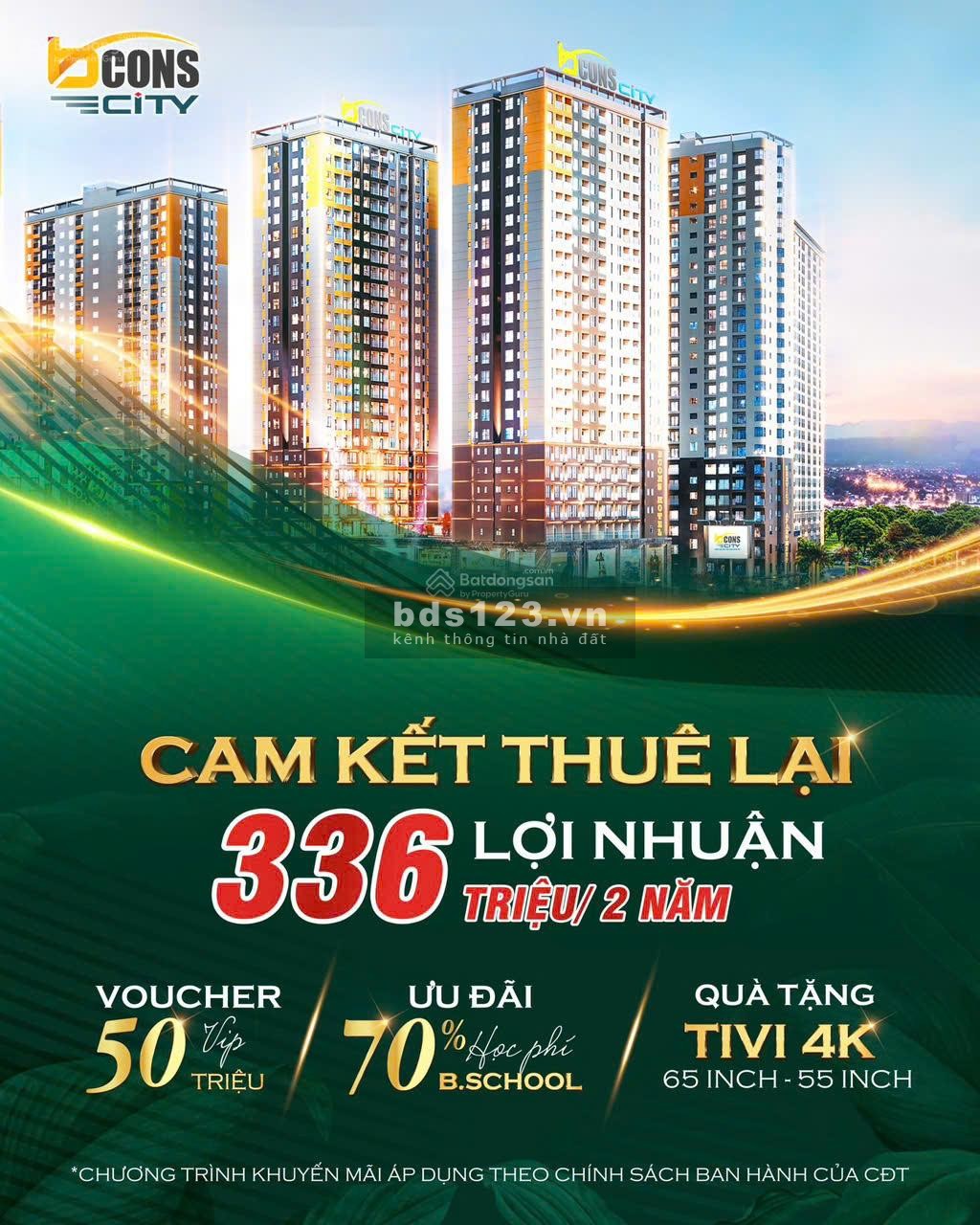 Bcons City - Tâm Điểm Kết Nối - Sở Hữu Vị Trí Vàng Ngay Giá Chỉ 1,99 Tỷ/Căn 2PN