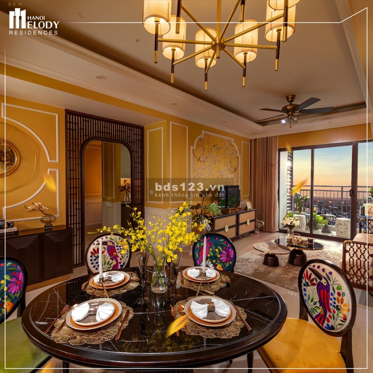 Căn 2 - 3n giá rẻ nhất Melody Linh Đàm, view hồ, chiết khấu 8%, tặng vàng 999