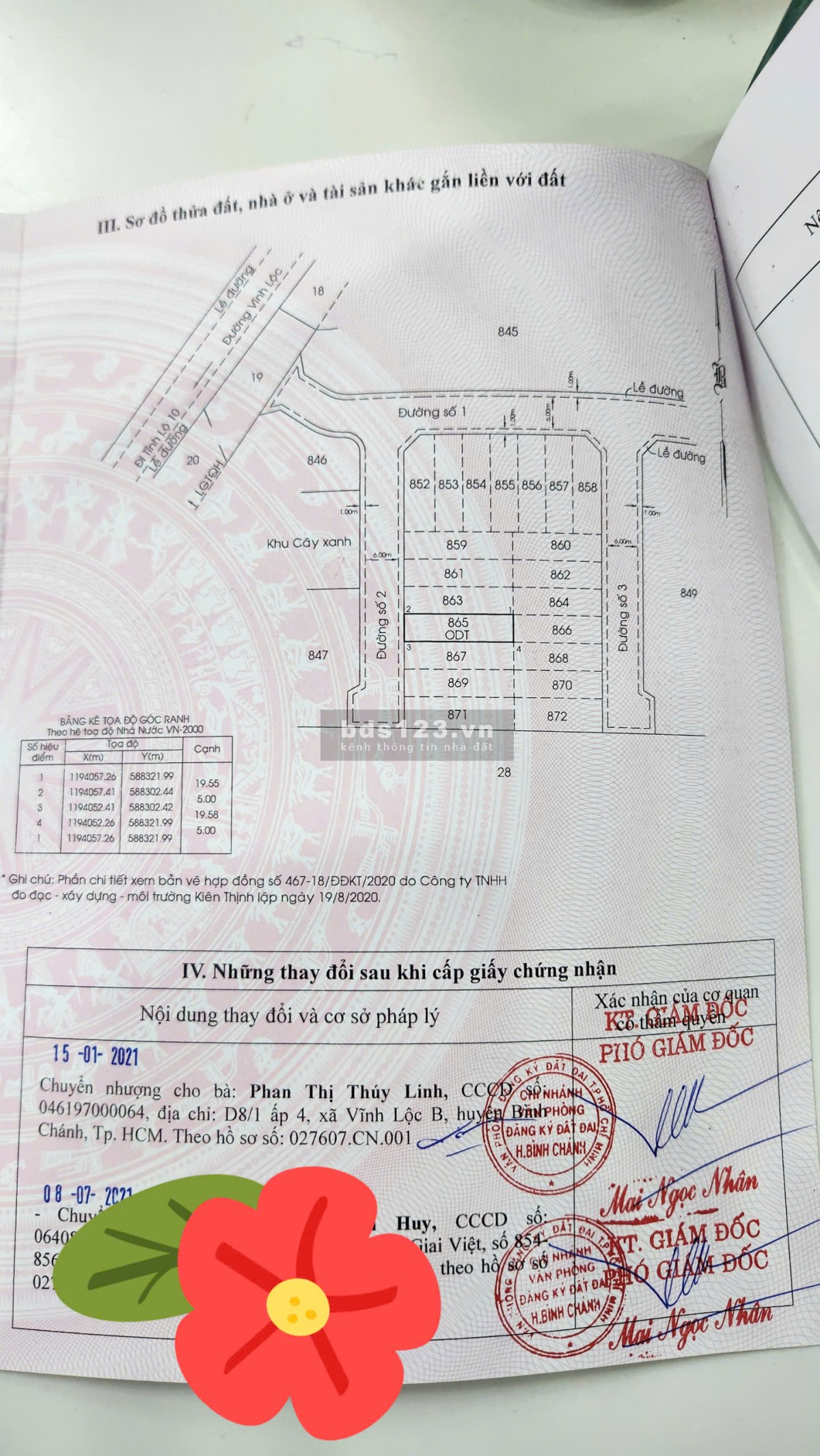 Chính chủ bán đất tại KDC Sista Bình Chánh, Vĩnh Lộc