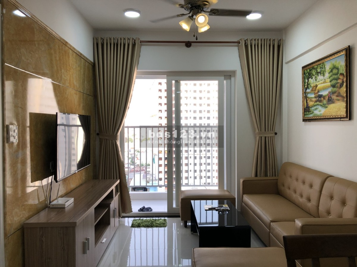 Cho thuê căn hộ Prosper Plaza Quận 12, DT 65m² 2pn 2wc, căn góc full nội thất cao cấp.