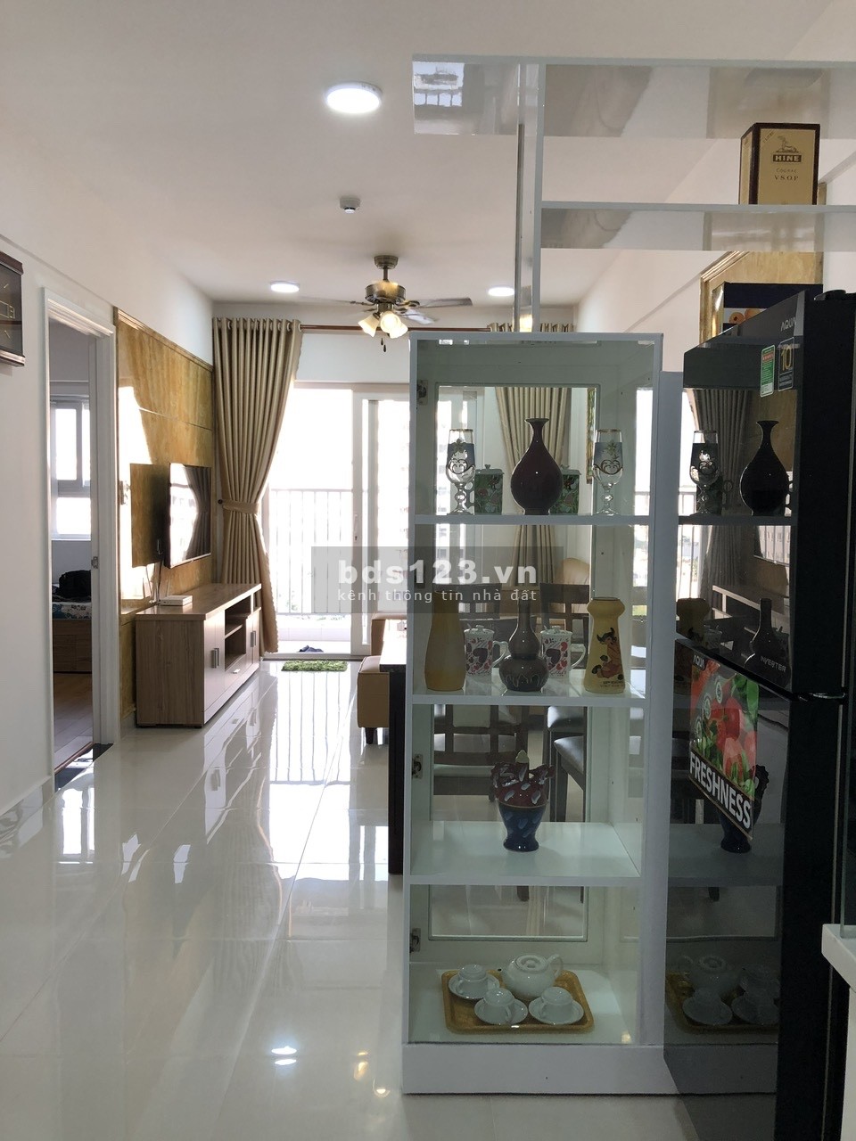 Cho thuê căn hộ Prosper Plaza Quận 12, DT 65m² 2pn 2wc, căn góc full nội thất cao cấp.