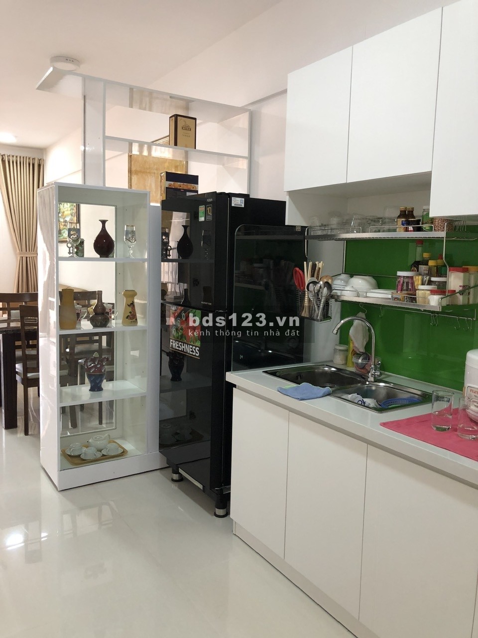 Cho thuê căn hộ Prosper Plaza Quận 12, DT 65m² 2pn 2wc, căn góc full nội thất cao cấp.