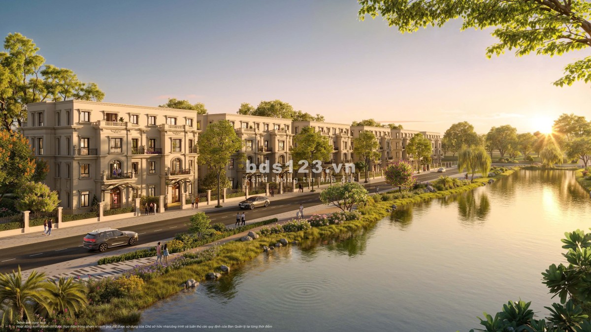 Bán bt Song Lập 228m gần sông, công viên, đại lộ chính, khu khép kín Vinhomes Đan Phượng giá 38 tỷ