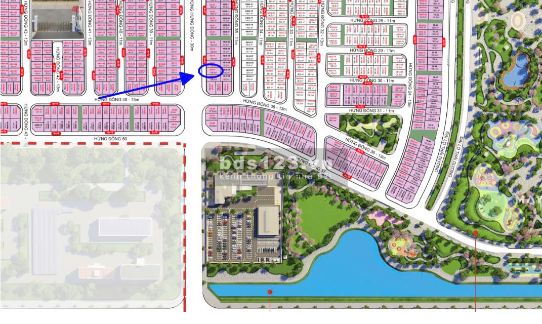 Bán Shophouse 136m đại lộ Hừng Đông gần bãi đỗ xe, trường học Vinhomes Đan Phượng giá 31,7 tỷ