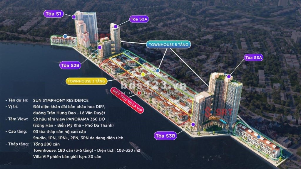 Chiết khấu đến 21% - Sun Symphony Residence Đà Nẵng- Biểu tượng sống đẳng cấp bên sông Hàn