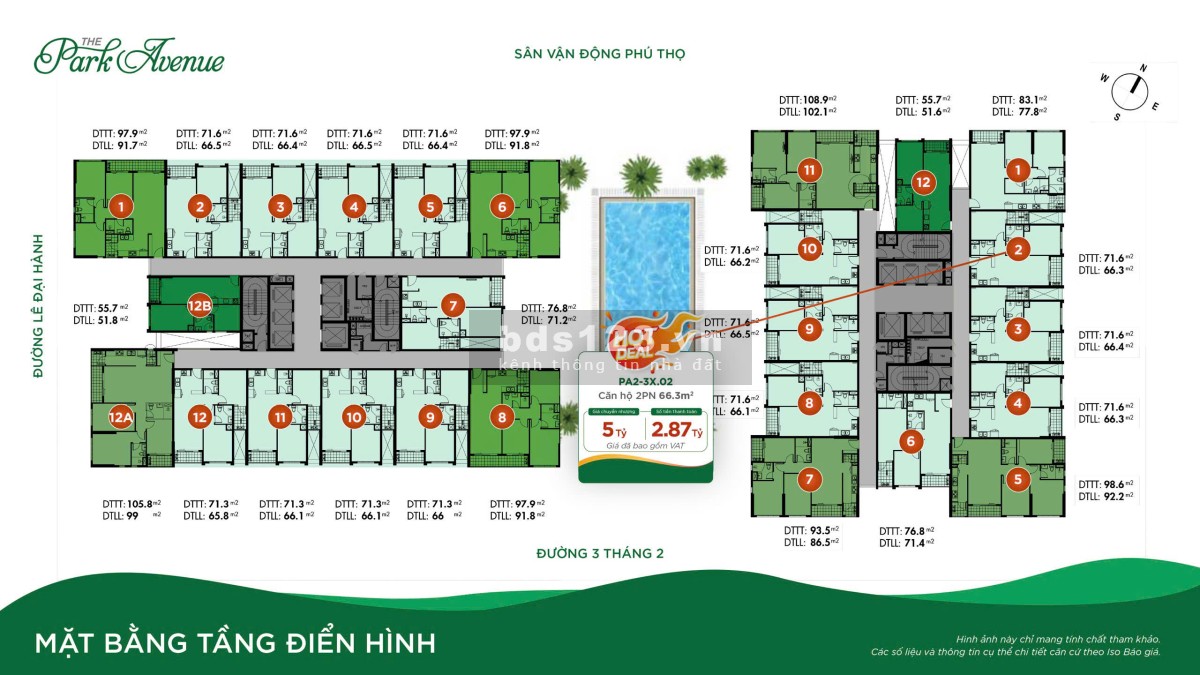 Cần bán căn hộ quận 11 (The Park Avenue)