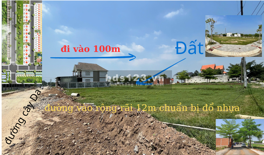 Chủ cần bán 90 lô đất khu dân cư Tân Phú Trung mặt tiền 10m 1tỷ950 bao công chứng