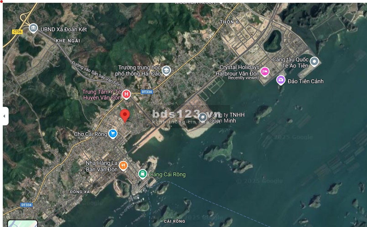 Duy nhất còn 1 ô đất 2 mặt tiền trung tâm khu kinh tế Vân Đồn