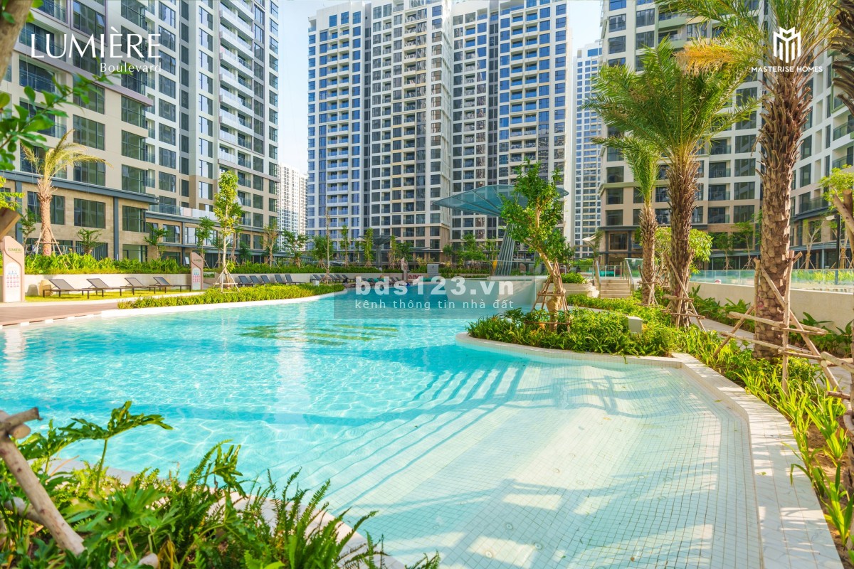 Bán lỗ sâu 3PN 100m2 View Hoa Hậu CV 36ha, view Sông 6.5 tỷ Lumiere Boulevard Vinhomes Q9