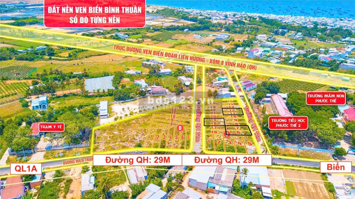 sở hữu đất biển Cổ Thạch, Tuy Phong, Bình Thuận - Sang tên ngay - Nhận ngay 5 chỉ vàng