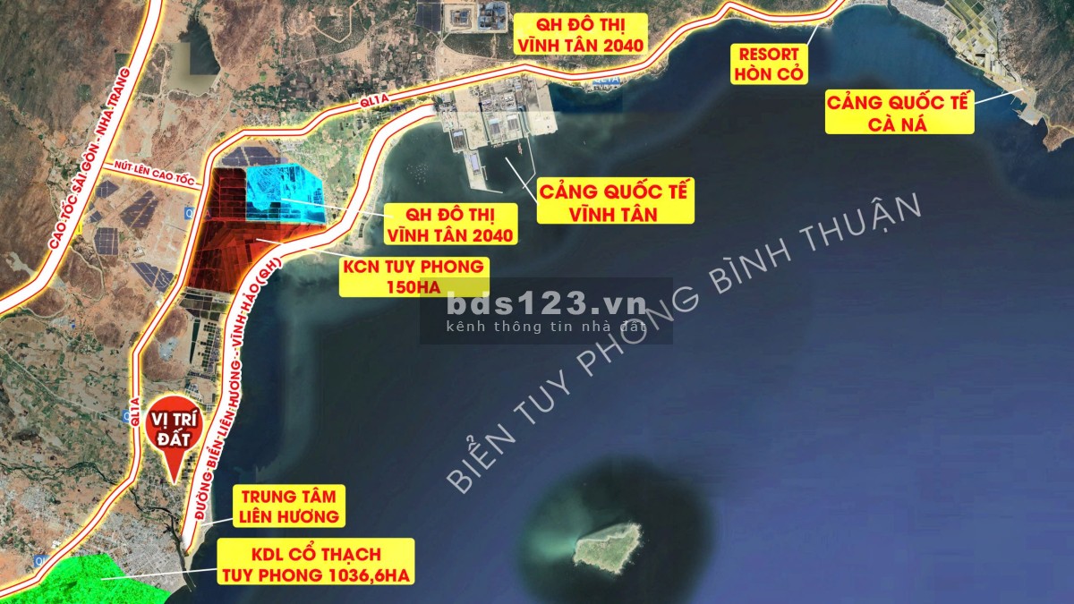 CHÍNH CHỦ CẦN BÁN GẤP! Đất biển Tuy Phong, Bình Thuận - Sổ sẵn - Giá cực tốt - đường QH 29m
