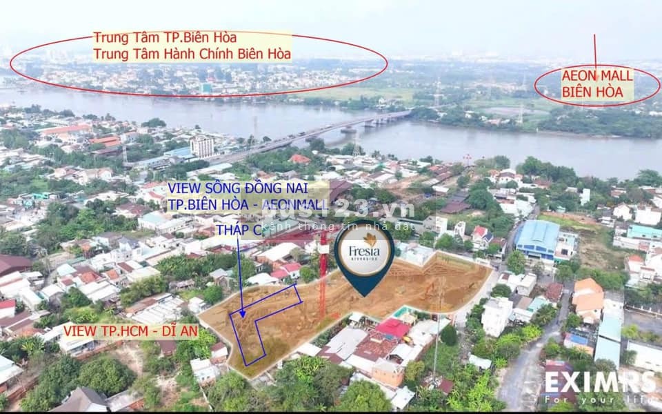 Chỉ 750TR – Sở Hữu Ngay Căn Duplex View Sông Đầu Tiên Tại Biên Hòa