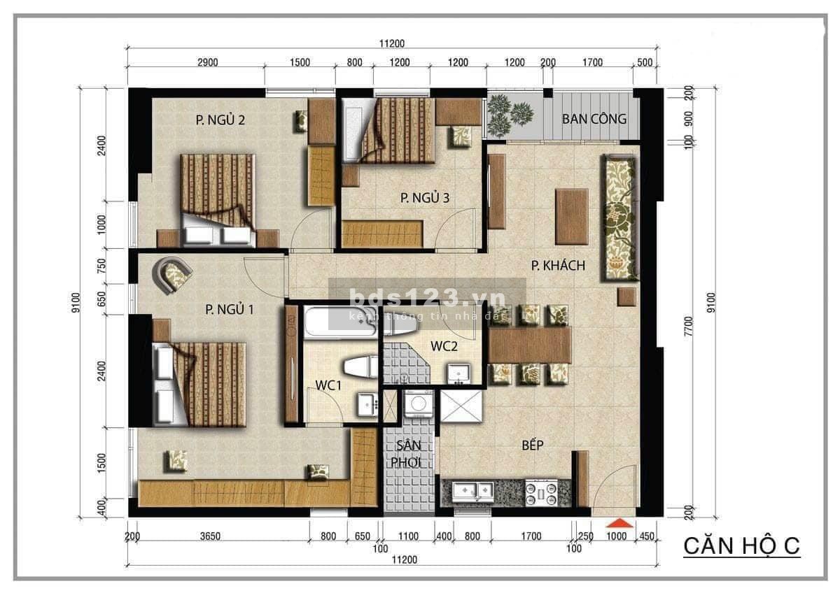 Căn hộ góc 3PN Centana thủ thiêm dt 97m2, nhà trống hướng mát , có sẵn hđ thuê chỉ 4,x tỷ.