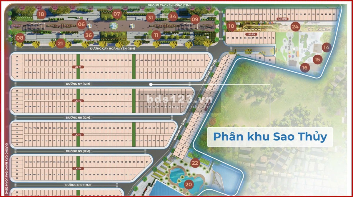 Sở hữu ngay đất nền Alana City chỉ 980Tr – Vị trí vàng cạnh KCN VSIP 2 & 3, tiện ích đẳng cấp 39+!