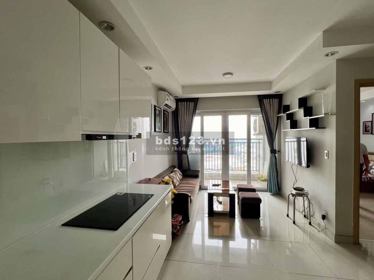 Resgreen Tower, Tân Phú: 76m2, 2p ngủ, 2wc, nội thất, 14tr/th