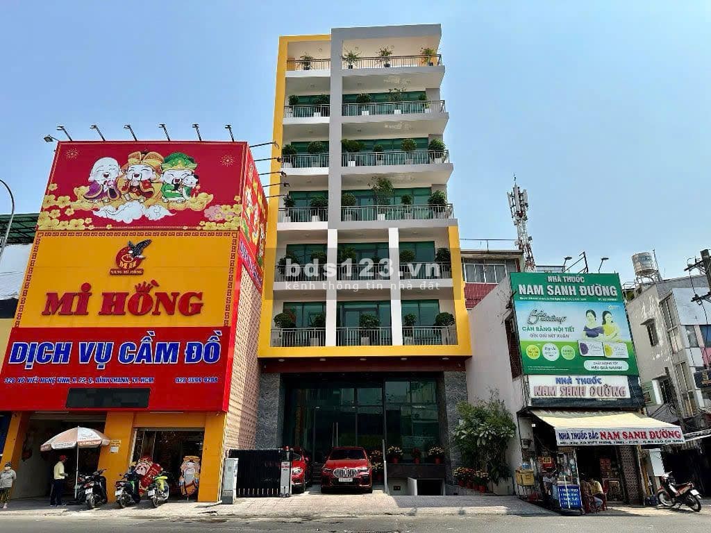 Cho thuê toà nhà Cây Xanh hoàn thiện mới 100% mặt tiền đường Xô Viết Nghệ Tĩnh, Giá 800Tr/tháng