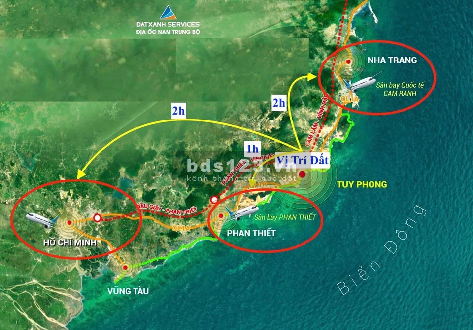 Đất biển Tuy Phong, Bình Thuận giá chỉ 6tr/m2 chính chủ, sổ đỏ ngay