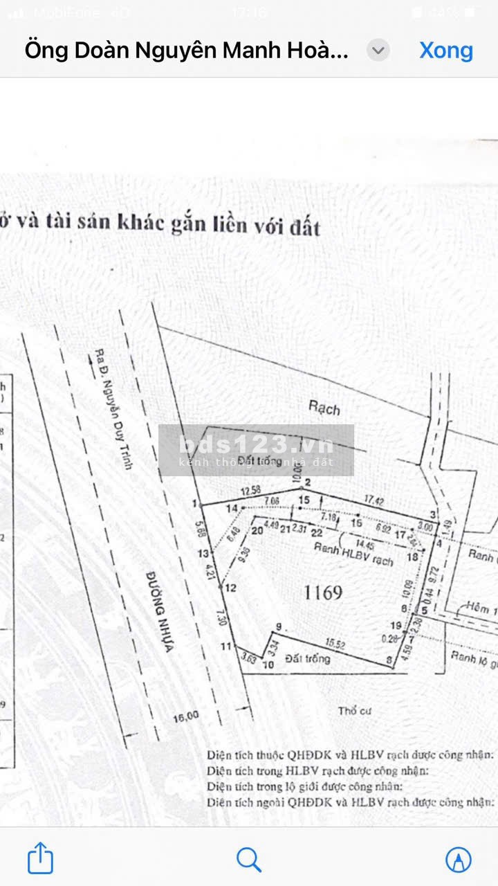 ĐẤT 100% Thổ cư 450M2, KCD NAM KHANG, Nguyễn Duy Trinh Q,2: Giá 26 tỉ (57,7 triêu/M2)