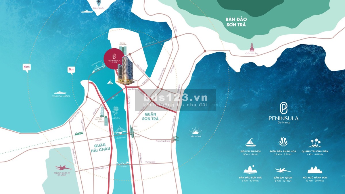 Độc quyền! Giỏ hàng 20 căn đẹp nhất Peninsula Đà Nẵng, view sông/vịnh/biển.