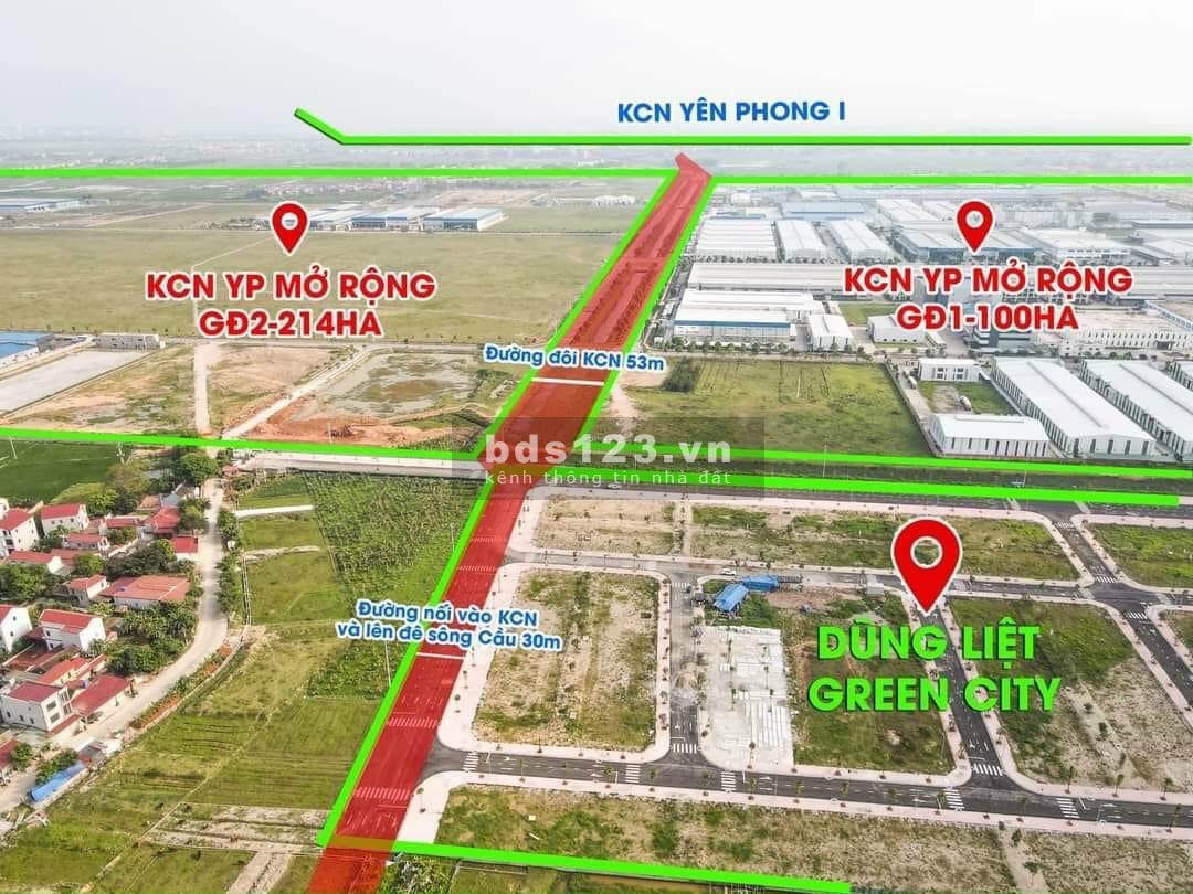 Mua bán dự án Dũng Liệt Green City - Yên Phong