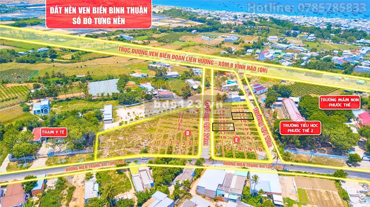 Hàng Hiếm Đất Thổ Cư Ven Biển Bình Thuận (Giá Chỉ 1 tỏi hơn)