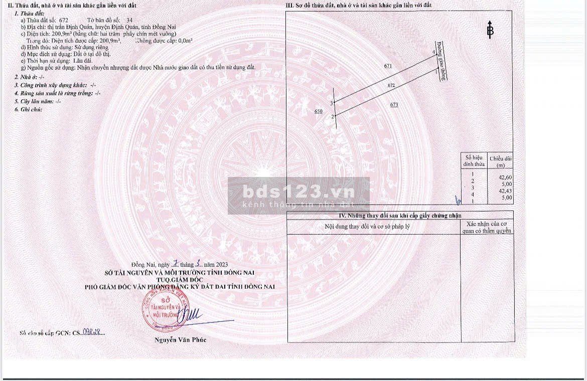 Đất nền giá rẻ Định Quán Đầu tư sinh lời cao, tiềm năng tăng giá mạnh chỉ từ 420tr