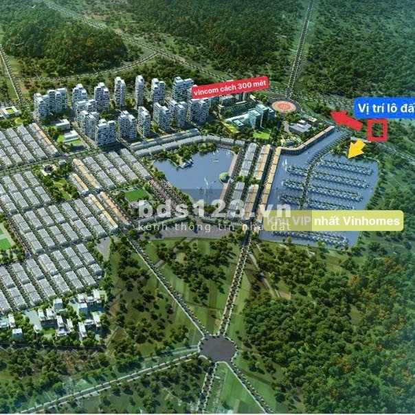 Bán Gấp 300m2 đất nền mặt tiền đường Bàu Công 4,5 tỷ đối diện Vinhomes