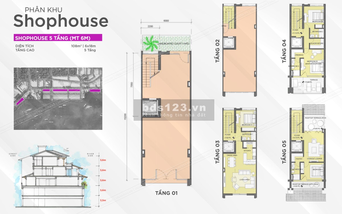 Ra mắt giỏ hàng giới hạn các dãy Townhouse, Shophouse, Villa... dự án Sun Symphony Residence Đà Nẵng