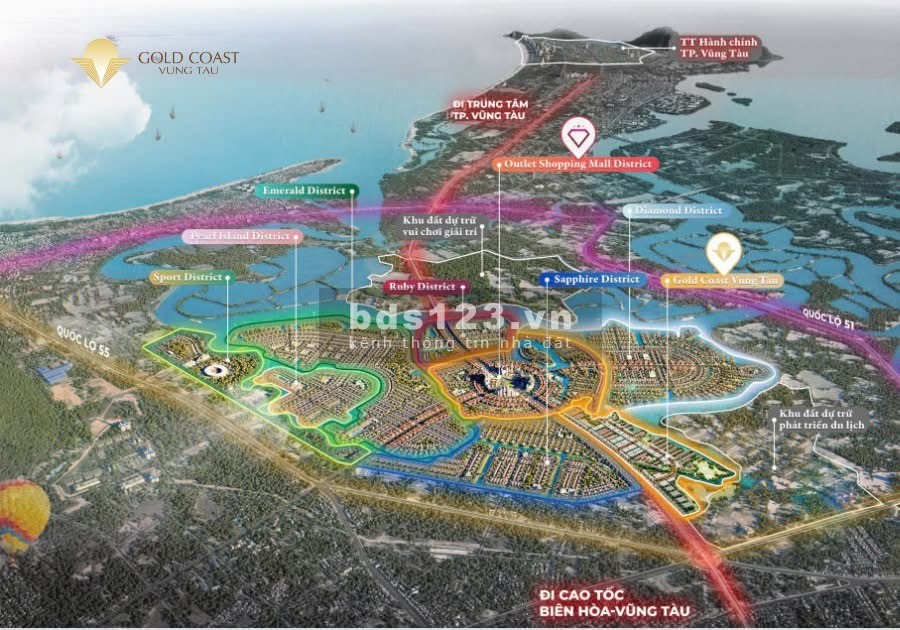 Gold Coast Vũng Tàu nhà phố biệt thự nằm tại vị trí đắc địa trung tâm hành chính Vũng Tàu