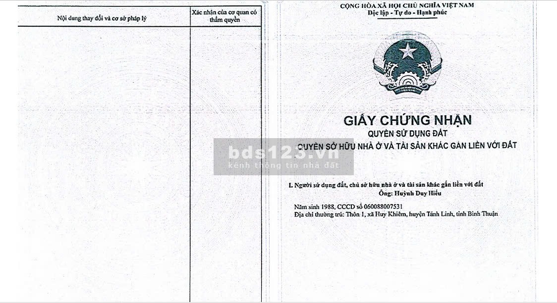 Bán gấp đất giá còn thương lượng Định Quán, Đồng Nai