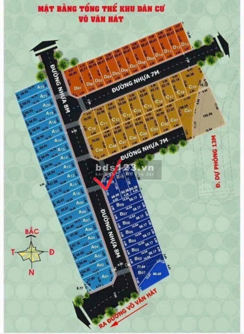 Lô góc 2 mặt tiền – Full thổ cư – 68m² – Giá tốt, chỉ hơn 3 tỷ